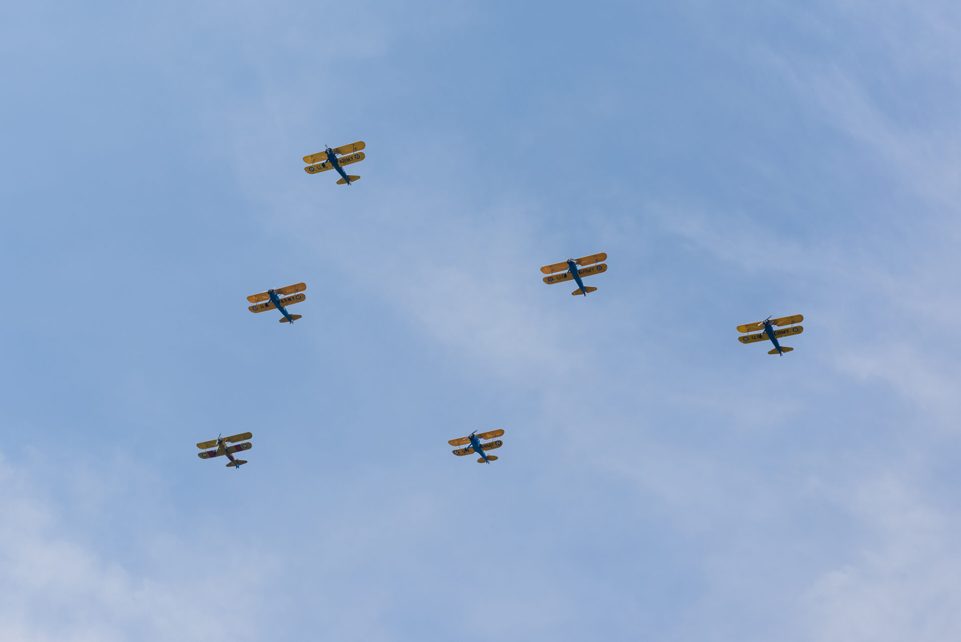 Arsenal of Democracy Flyover trainer formation