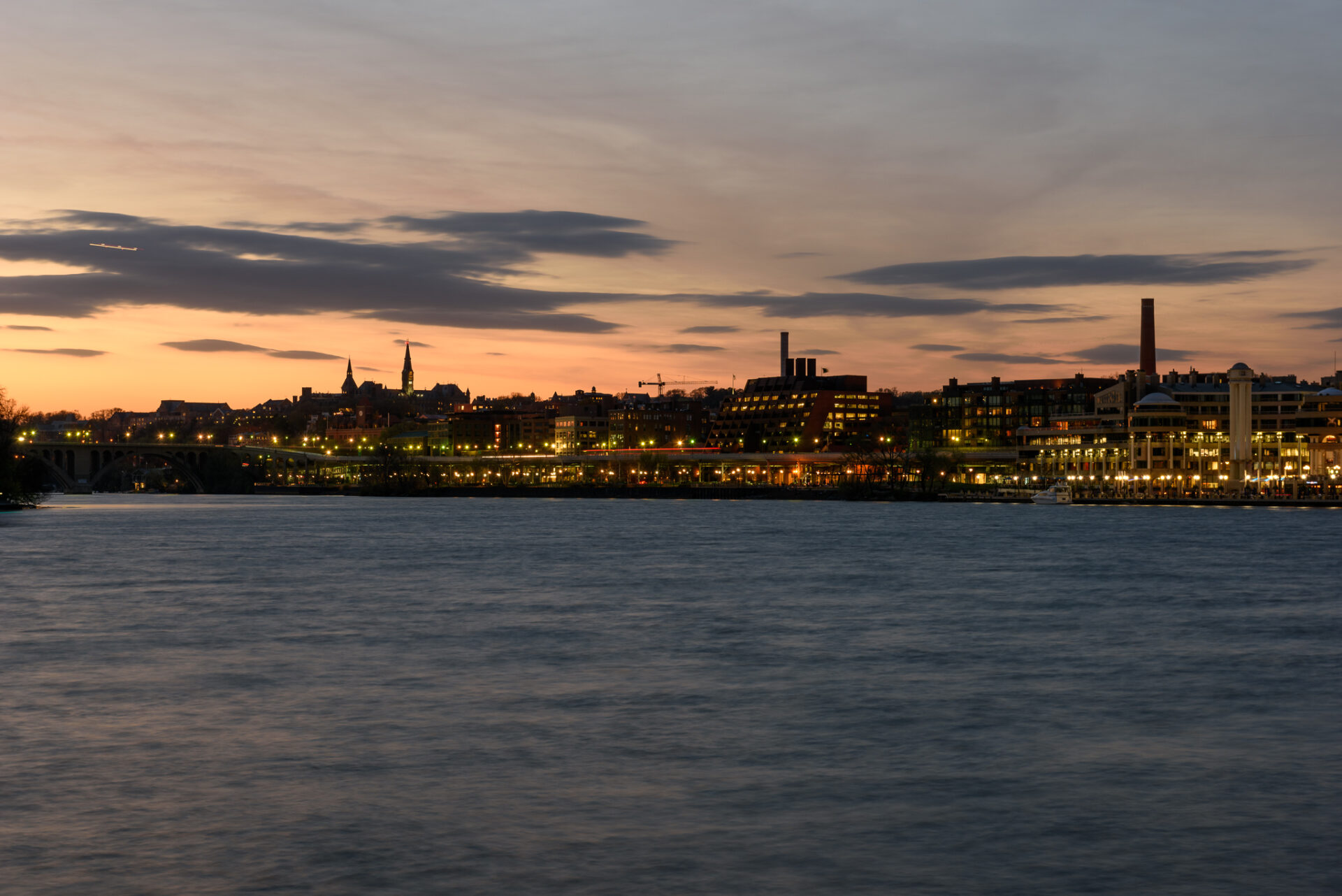 Georgetown Harbor at Sunset