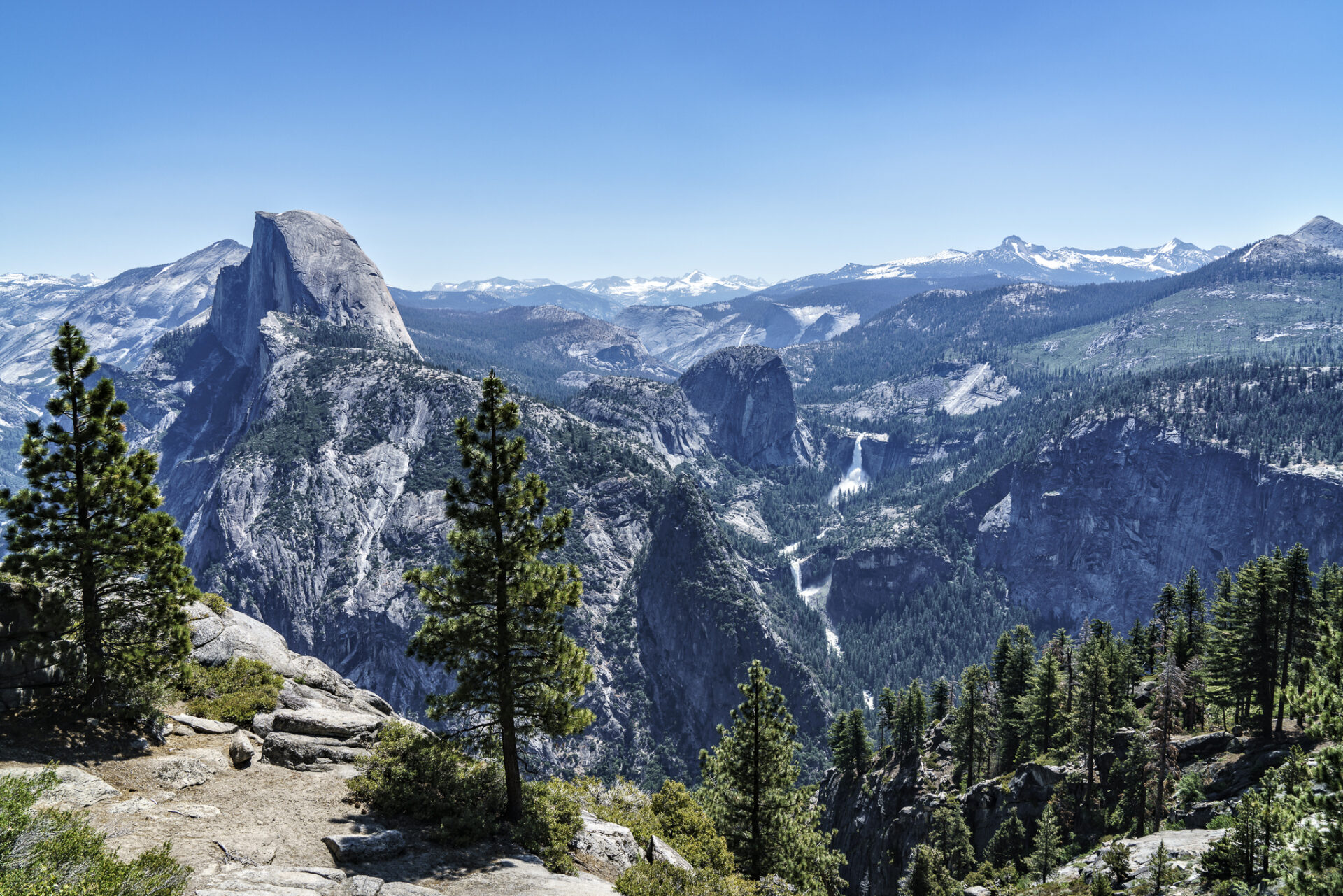 Half Dome from Glacier Point at Yosemite National Park