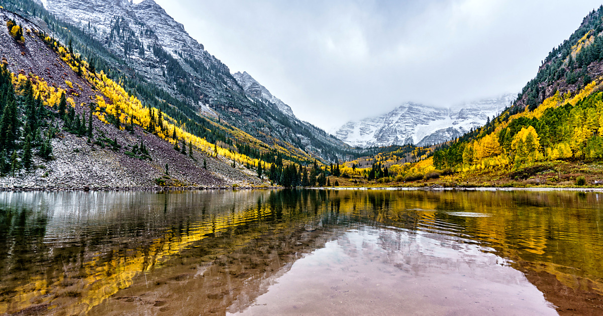 Maroon Bells Winter and Autumn - Jasonian Photography