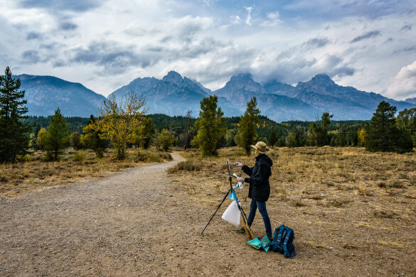 Painting the Grand Tetons