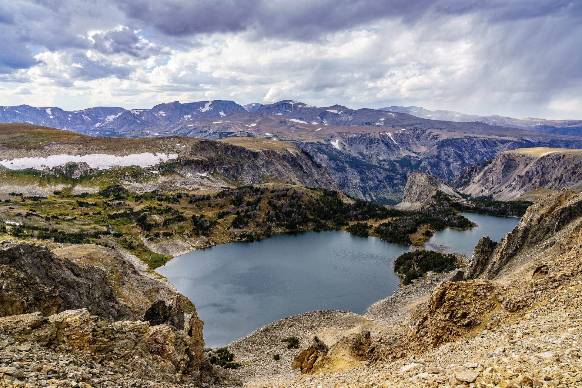 Twin Lakes from the Beartooth Highway