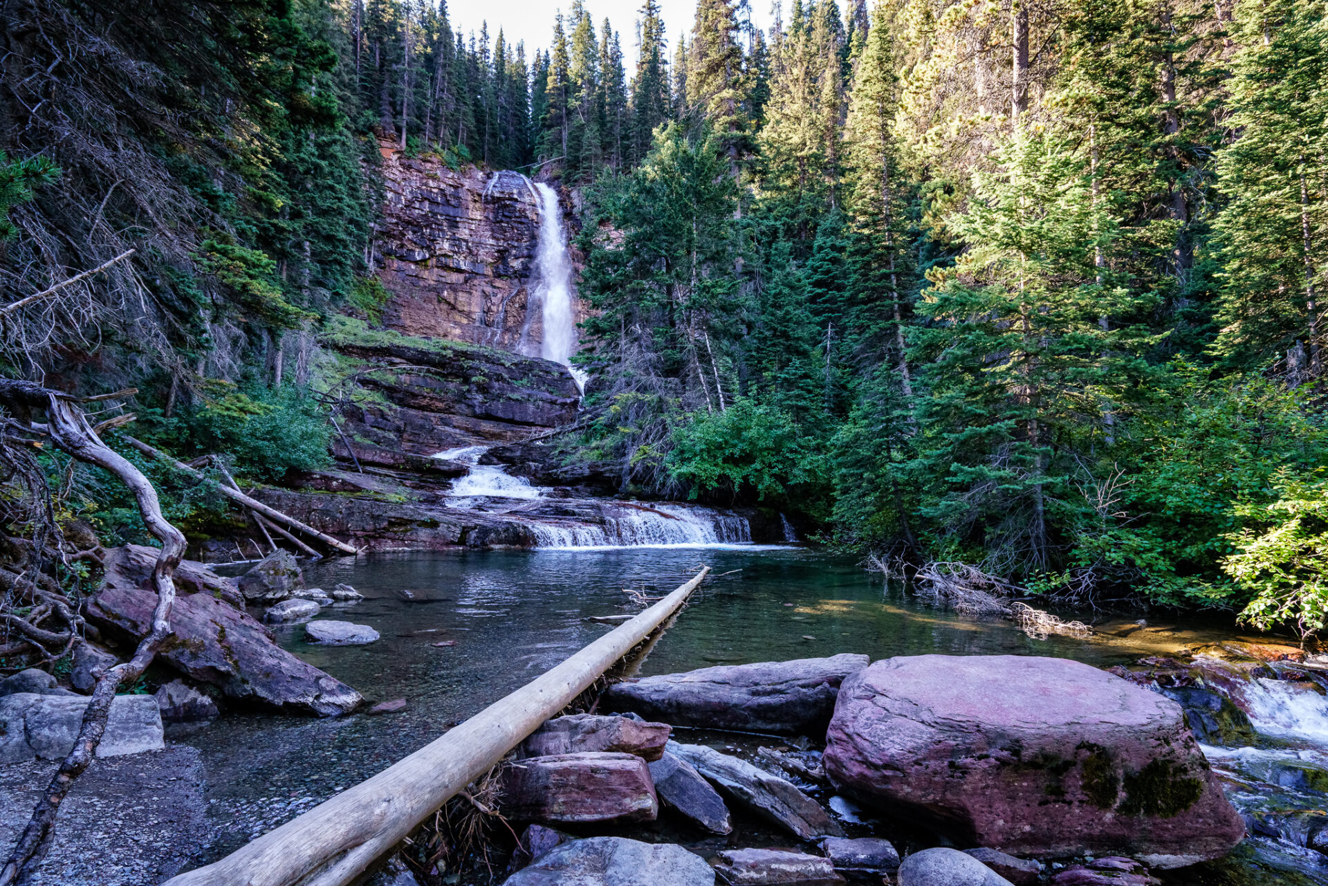 Virginia Falls at Glacier National Park